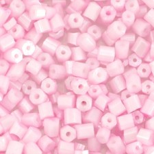 Seed beads Special buggles - ± 4 mm Rose diamond